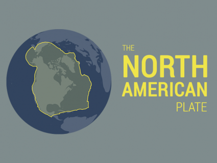 北美板块:构造边界图和运动
